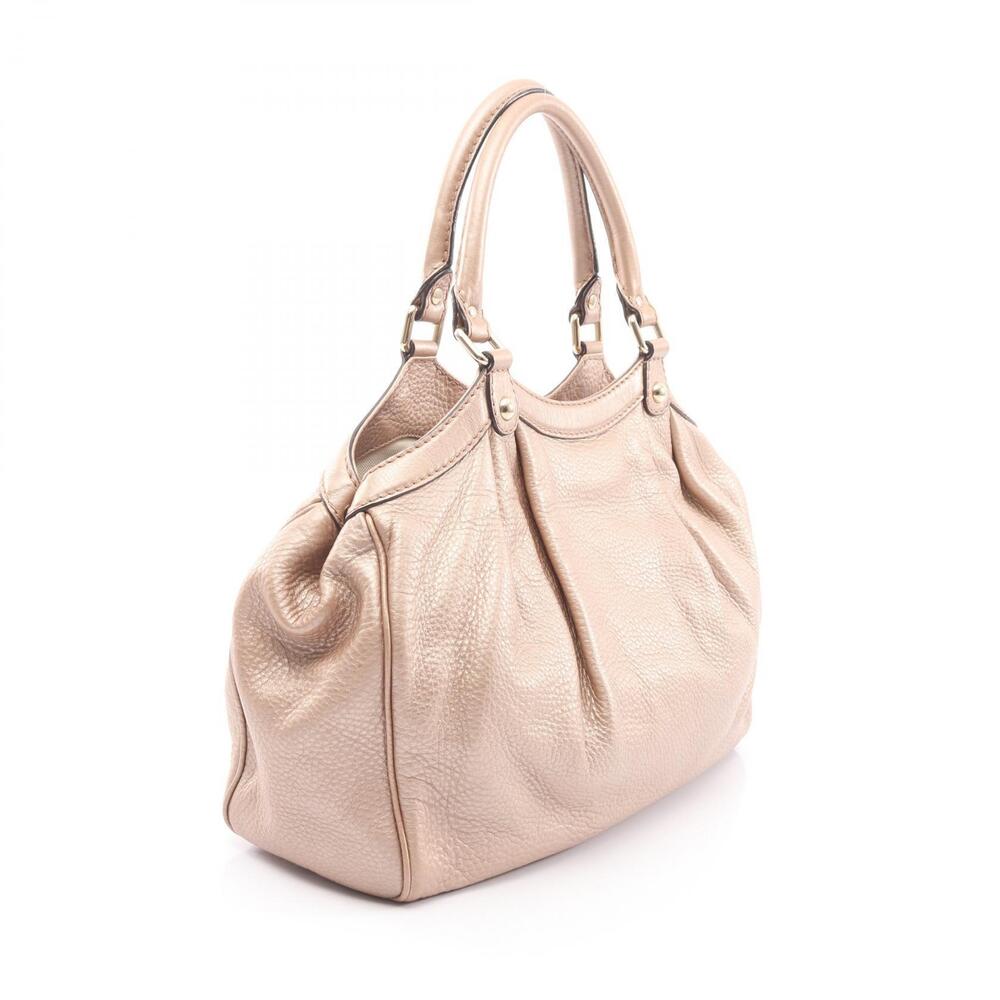 Gucci Sukey leather Handbag beige Tan